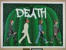 #004 DEATH NYC 世界限定ポスター 現代アート ポップアート 草間彌生 かぼちゃ ビートルズ アビーロード アンディ・ウォーホル_画像2