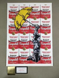#027 DEATH NYC 世界限定ポスター 現代アート ポップアート アンディウォーホル キャンベル スープ缶 バンクシー 傘と少年 Campbell