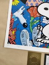 #019 DEATH NYC 世界限定ポスター 現代アート ポップアート Steven Harrington スティーブンハリントン スヌーピー ハート 風船_画像3