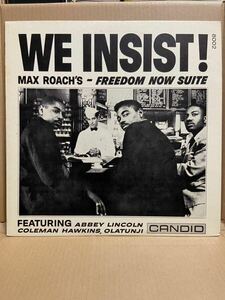 国内盤 美品！Max Roach / We Insist! Max Roach's Freedom Now Suite / Candid SMJ-6169 帯なし解説付き