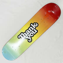 【新品】THANK YOU 7.875 TIE-DYE-LOGO SKATE BOARD DECKスケボー デッキ サンキュー タイダイ スケートボード _画像1