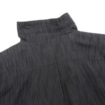 ◆美品◆ イッセイミヤケ ISSEY MIYAKE コットン ハイネック プルオーバー シャツ ブラック系 メンズ size2 [Y03012]_画像6