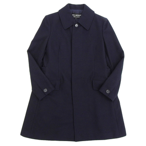  Junya Watanabe JUNYA WATANABE COMME des GARCONS wool coat lady's dark navy sizeS JD-C032 AD2009 [Y03036]