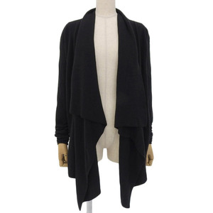 * unused * Donna Karan DKNY silk . knitted cardigan black size P lady's [284441]