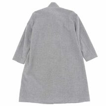 ◆美品◆ イッセイミヤケメン ISSEY MIYAKE MEN ウール オーバーサイズ フライフロント コート メンズ size1 ME03FA084 2020AW [Y03052]_画像2