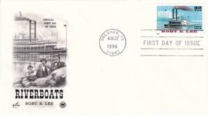 [FDC] rivers ship (1)(1996 year )( America ) t4270