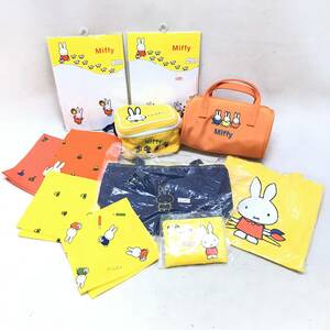 # 美品 miffy ミッフィー 雑貨 まとめ ハンカチ ミニバック ポーチ 他 セット 10点セット キャラクター グッズ コレクション USED #C30144