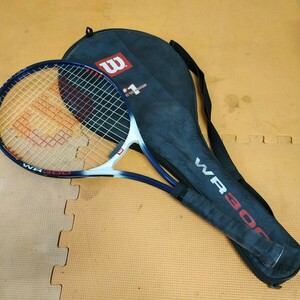 ◇ Wilson WR300 テニスラケット＆カバー セット 硬式テニス ウィルソン 現状品 ⑥ ◇ C91287