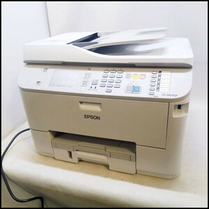 ●EPSON エプソン インクジェットプリンター PX-M840F 通電/印刷OK インク残量少 現状品●K2393