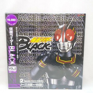 ◆LD 仮面ライダーBLACK 2枚組 Vol.2 TVシリーズ8話~15話 東映 帯付き LSTD01427◆C1776