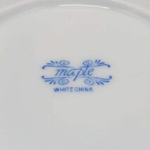◇ maple WHITE CHINA Cup＆Saucer 5客セット ブルーフラワー カップ＆ソーサー メープル 美品/現状品 ◇ G91317_画像6