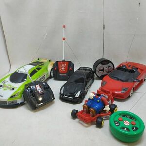 ◇ ラジコン 4台 まとめ ランボルギーニ/GT-R/RCビッグレーシング 他 動確未/ジャンク品 ◇ C91305