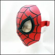 ●MARVEL マーベル Spider-man スパイダーマン お面 マスク コスプレ パーティー 仮面 USED●G2129_画像3