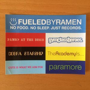 【非売品】FUELED BY RAMEN / フュエルド・バイ・ラーメン レーベルのステッカー