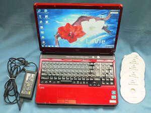 NEC LaVie PC-LL750BS1YR Core i5-M450 2.40GHz メモリー4GB SSD200GB ブルーレイ 16型ワイド Windows7 （少し難あり。古いのでジャンク）