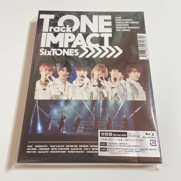 正規品 SixTONES TrackONE -IMPACT- 初回盤 Blu-ray ブルーレイ