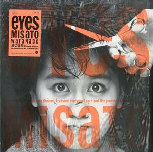 A00588928/LP/渡辺美里「Eyes (1985年・28-3H-180・小室哲哉・岡村靖幸・木根尚登作曲etc)」
