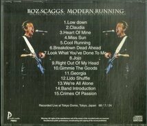 D00158833/CD/ボズ・スキャッグス「Modern Rinning / Boz Scaggs Live At 東京ドーム 7.24.1988 (1999年・PM-052・AOR・ライトメロウ)」_画像2