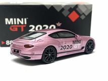 希少　MINI GT 2020 TSM MODEL 1/64 ベントレー　コンチネンタル　GT パッションピンク　_画像2