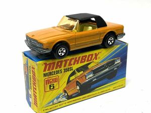 希少　未使用品　matchbox マッチボックス　メルセデス　ベンツ　350SL superfast no.6 レズニー　イギリス製