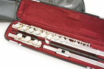 YAMAHA ヤマハ フルート YFL-211SⅡ シルバー 収納バッグ/ハードケース付属 木管楽器 吹奏楽器 日本製 MADE IN JAPAN 中古品_画像1