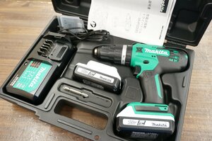 未使用品!! makita マキタ 18V 充電式振動ドライバドリル MHP003DSX グリーン 【バッテリ BL1815G×2/充電器 DC18SG】 電動工具