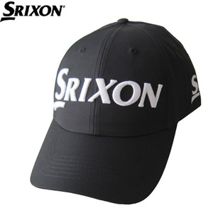  новый товар бесплатная доставка Srixon /SRIXON структура do Golf колпак черный свободный размер (hat231)