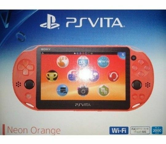 新品　PlayStation Vita Wi-Fiモデル ネオン・オレンジ