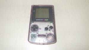 ■Nintendo■ゲームボーイカラー■GAME BOY COLOR [CGB-001/クリアパープル]■中古■　★即決★