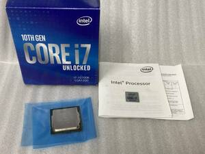 ■INTEL/CPU■第10世代/LGA1200■インテル Core i7 プロセッサー 10700K 3.8-5.1GHz■中古■　★即決★