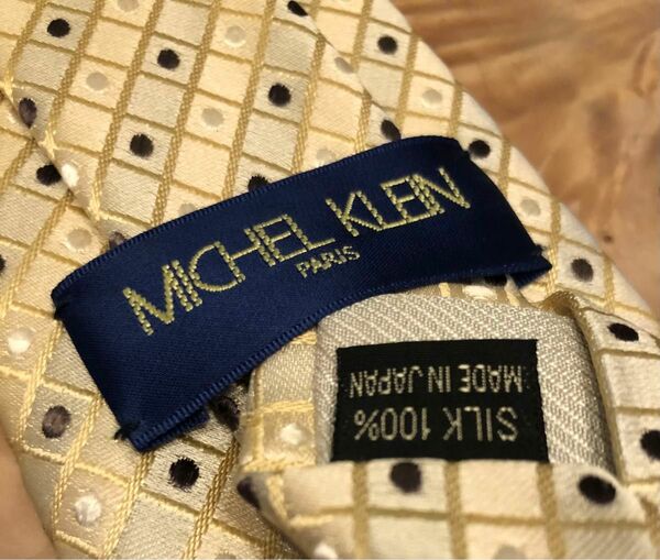 Michel Klein Paris ネクタイ 日本製 シルク100%