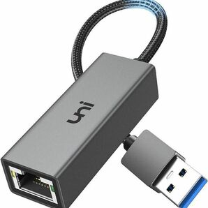  【新品未使用】USB LAN 変換アダプター USB3.0 1000Mbps高速通信 アルミ製 有線LANアダプター
