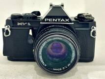 (動作未確認) ペンタックス MV1＋SMC PENTAX-M 1:２ 50ｍｍフィルムカメラ　1円スタート_画像1