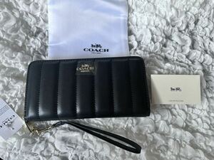 175 新品未使用 COACH コーチ 長財布 ラウンドファスナー アウトレット C4454