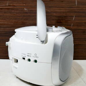 ▲(R603-E6)難あり現状品 東芝 TOSHIBA CD ラジオ カセット レコーダー ラジカセ TY-CDS3 2009年製の画像6