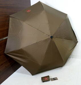 ▲(R603-E80)Calvin klein 折り畳み傘 ロゴモチーフ 全長55cm 折りたたみ 雨傘 雨具 アンブレラ メンズ レディース カバー付