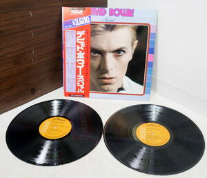 ▲(R603-E48)LP レコード 帯 2枚組 DAVID BOWIE デビッド ボウイ DAVID BOWIE SPECIAL デビッド ボウイ スペシャル