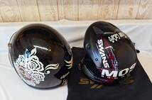 ヘルメット バイク用 ARAI SHOEI 等 スキー用 SWANS パーツアクセサリー まとめて 中古品 ジャンク品_画像4