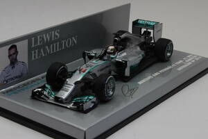 ミニチャンプス　メルセデスAMG　ペトロナスF1チーム　ルイス・ハミルトン2014 / MINICHAMPS MERCEDES AMG PETRONAS F1 Team L.Hamilton