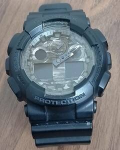 GD31 【1円から】 腕時計 CASIO カシオ メンズ G-SHOCK ジーショック GA-100CF 電池切れ WR20BAR アナデジ