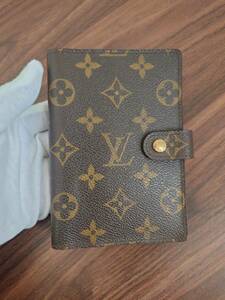 GD18 【1円から】 Louis Vuitton ルイヴィトン 手帳カバー モノグラム アジェンダ PM 6穴 CA1010