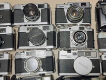 フイルムカメラ　レンジファインダー　25台まとめ　Konica Olympus YASHICA Canon Minolta mamiya fujica_画像4