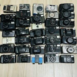 フイルムカメラ　28台まとめ　Nikon RICOH CHINON FUJICA PENTAX など　ジャンク　コンパクトフィルム 