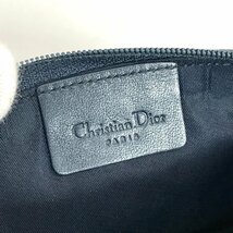 Dior ディオール トロッター キャンバス ポーチ 小物入れ ネイビー a2236_画像8