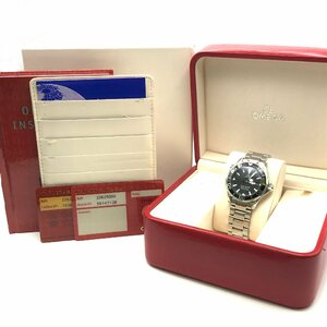 1円 良品 OMEGA オメガ シーマスター プロフェッショナル クロノ 300M 1000ft デイト 自動巻き メンズ 腕時計 シルバー 完品 a911