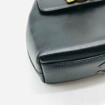 CHANEL シャネル グリポワ ショルダー バッグ ブラック レザー 良品 gk778_画像5