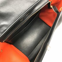 1円 良品 CELINE セリーヌ トラペーズ バイカラー ハンド バッグ a2784_画像9