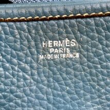 HERMES エルメス エヴリン1 PM トリヨン ブルージーン ショルダー バッグ k338_画像8