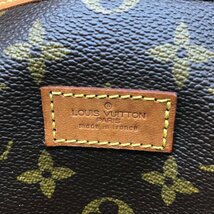 LOUISVUITTON ルイヴィトン モノグラム ソミュール ショルダー バッグ PVC レザー ブラウン k1418_画像9