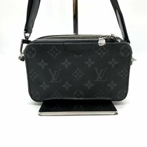 美品 LOUIS VUITTON ルイヴィトン モノグラム エクリプス アルファ ウェアラブル ウォレット ショルダー バッグ 財布 a2700_画像1